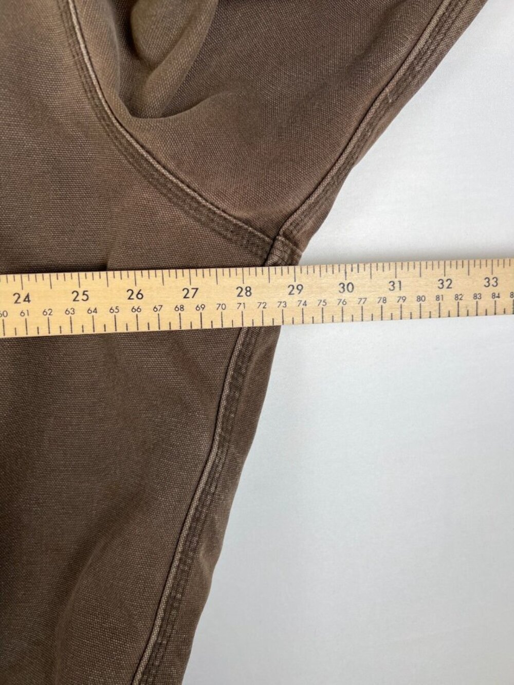 VTG Carhartt Men XLT Brown Sandstone Active Jacket Quilted Flannel Lined J14 CHT - Picture 13 of 14